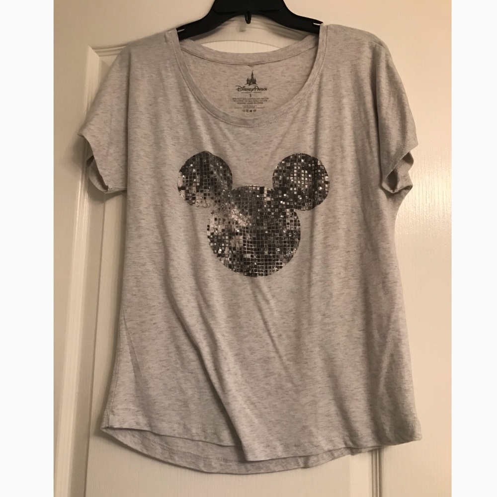Grey Mickey Mouse T-shirt